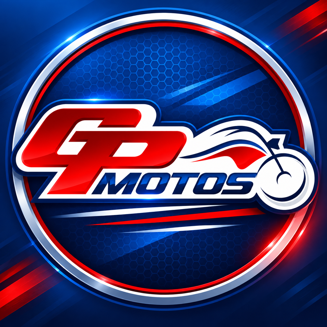 Logo GP MOTOS OFICINA MULTIMARCAS PEÇAS E SERVIÇOS